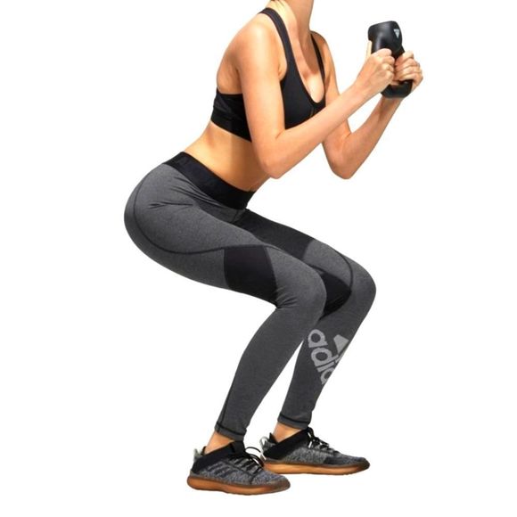 NWT Adidas Long Training Tights Midrise M - Picture 1 of 8